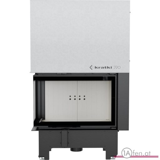 KRATKI KAMINEINSATZ VNL 610 MIT LINKEN ECKGLAS / 9KW