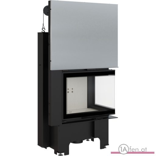 KRATKI KAMINEINSATZ VNL 610 MIT RECHTEN ECKGLAS 9KW