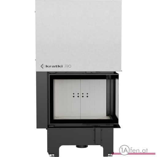 KRATKI KAMINEINSATZ VNL 610 MIT RECHTEN ECKGLAS 9KW