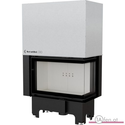 KRATKI KAMINEINSATZ VNL 610 MIT LINKEN ECKGLAS / 9KW