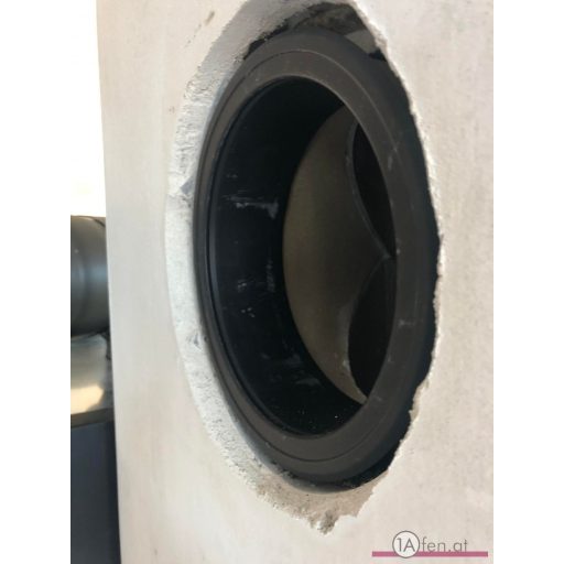 ø 130 mm auf ø 200 mm schwarz - Ofenrohr Annpassungsstück für Keramik Kaminanschluss 
