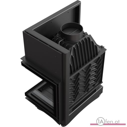 Kratki zuzia deco kamineinsatz  mit rechte eckscheibe  /16 kw 