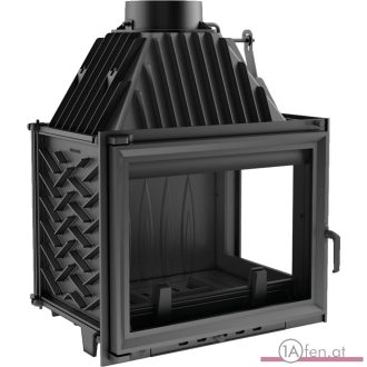 Kratki zuzia kamineinsatz  mit rechte seitenscheibe  /16 kw 