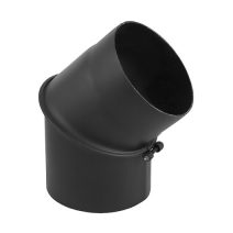 Rauchrohr-bogen 0° - 45° mit Reinigungsöffnung